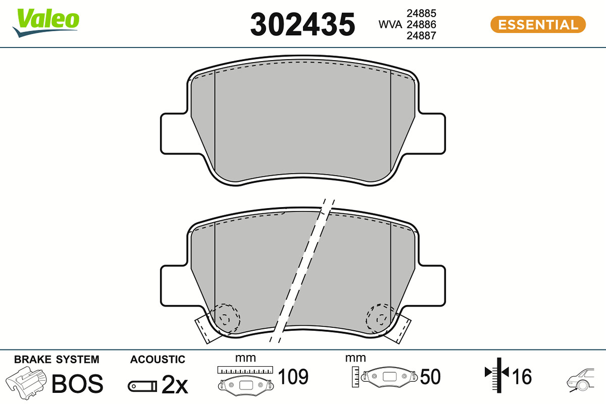 BRAKE PADS FIRST TOYOTA AVENSIS